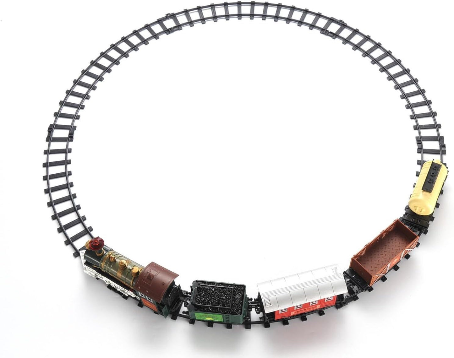 PowerTRC Train Toys for Toddlers 1-3, Train Set Toys for Kids, Christmas Train Set Train Toy w/Light & Sound Birthday Gifts for 3 4 5 6 Year Old Boys Girls