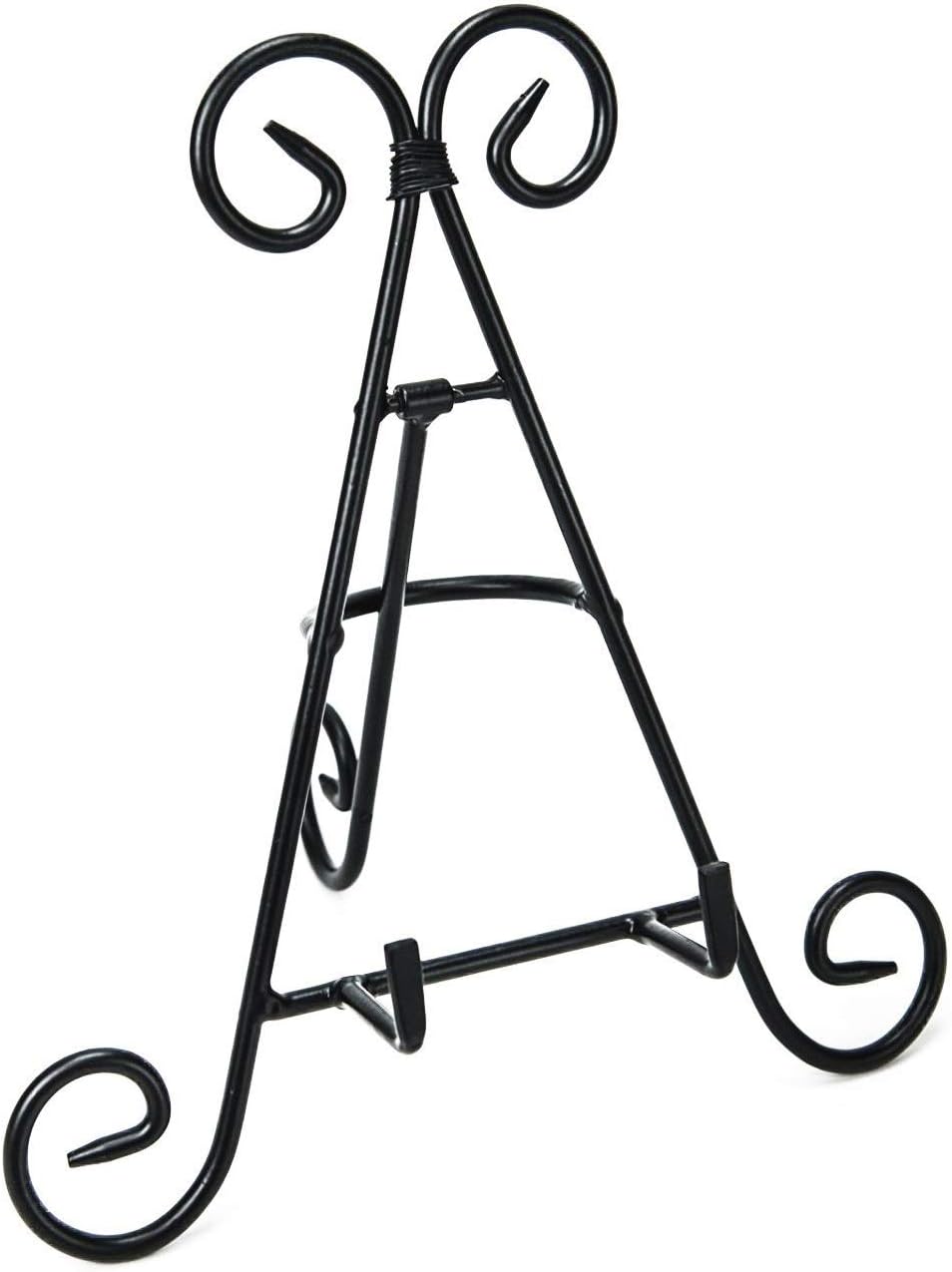 12" Iron Display Stand for Holding Pictures, Books, Plates, Art, and More