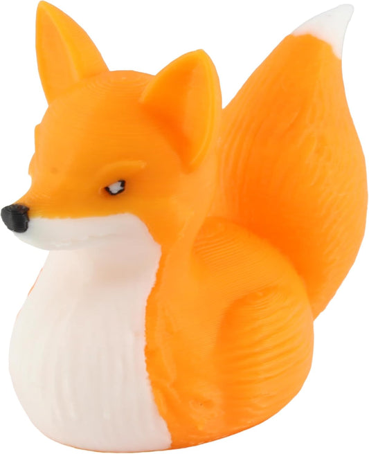 PowerTRC Fox Duck Figurine – Duck for Ducking, Fun Car Dashboard Accessory, Unique Duck Figure Gifts – 3D Printed in USA