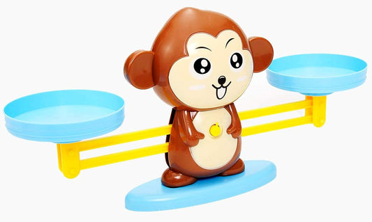 Balancing Monkey Number Counting Math Game for Toddlers, STEM Learning Game for Kids, Fun Educational Gifts Toys for Boys Girls Ages 3 4 5 6 7+ (64 Pieces) Montessori Toy