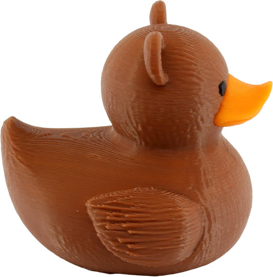 PowerTRC Bear Duck Figurine – Duck for Ducking, Fun Car Dashboard Accessory, Unique Duck Figure Gifts – 3D Printed in USA