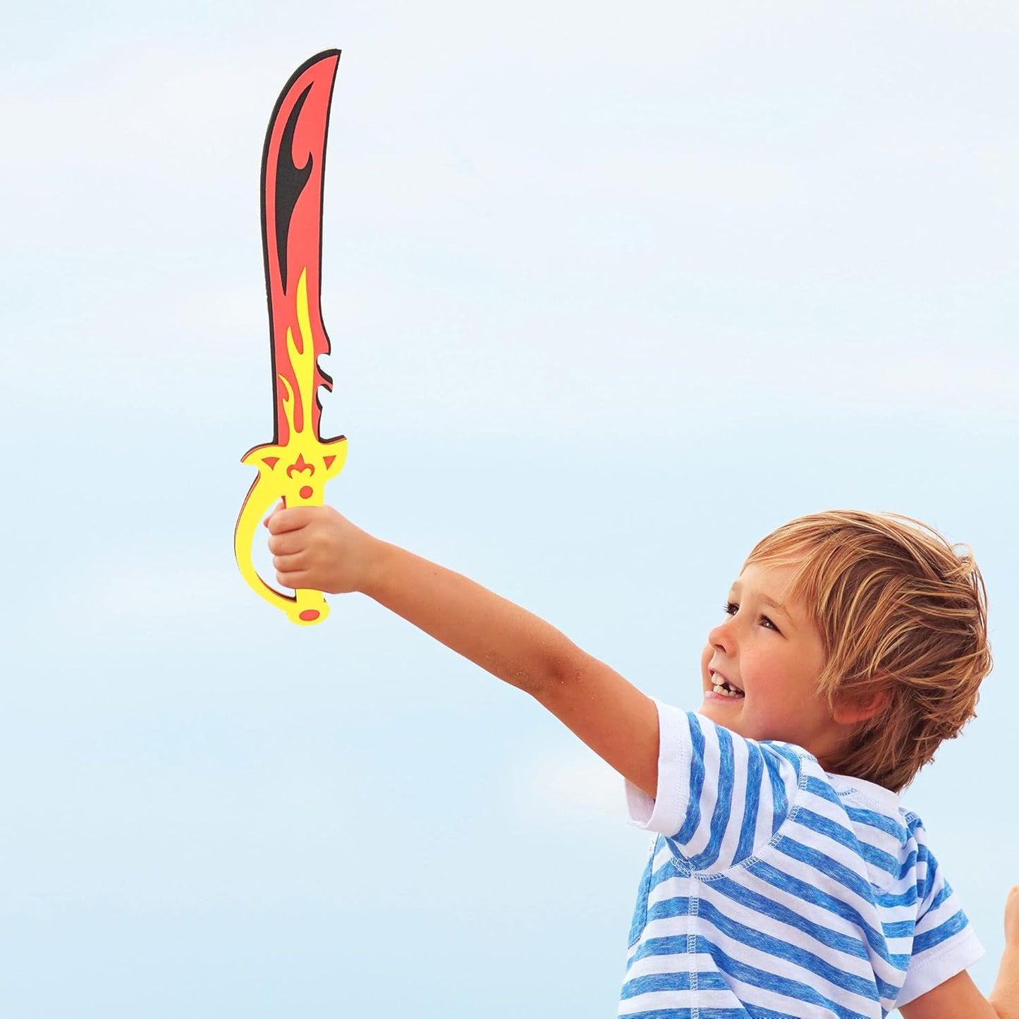 Foam Sword and Shield 12 Piece Playset | Ninja, Warrior, Viking Role Play Accessories for Kids | Great for Party Favors