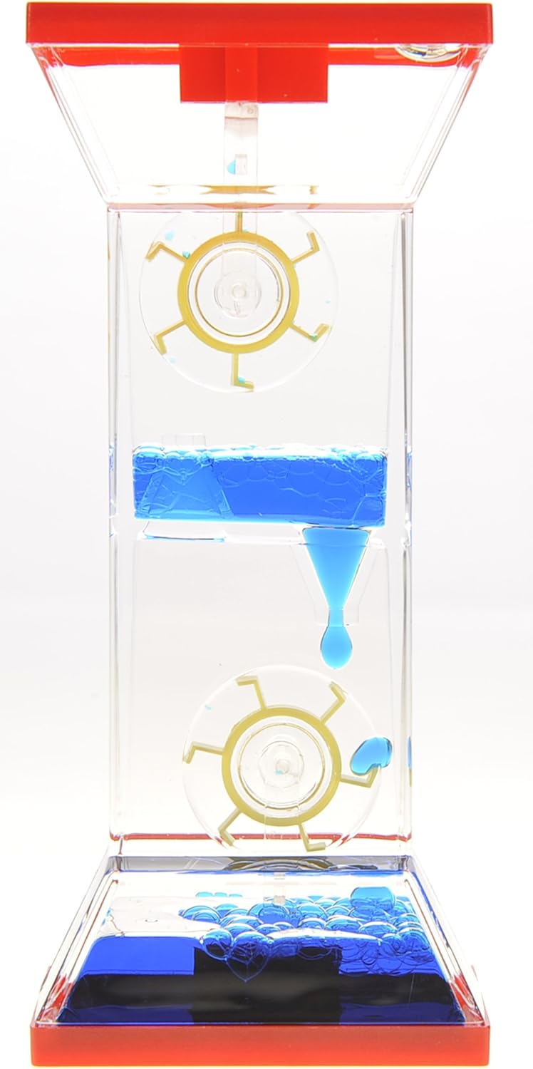 Liquid Motion Bubbler Sensory Fidget Toy for Desk Tops | Calming and Relaxing ADHD, Anxiety, and Autism Toy for Kids and Adults | Handheld Water Game