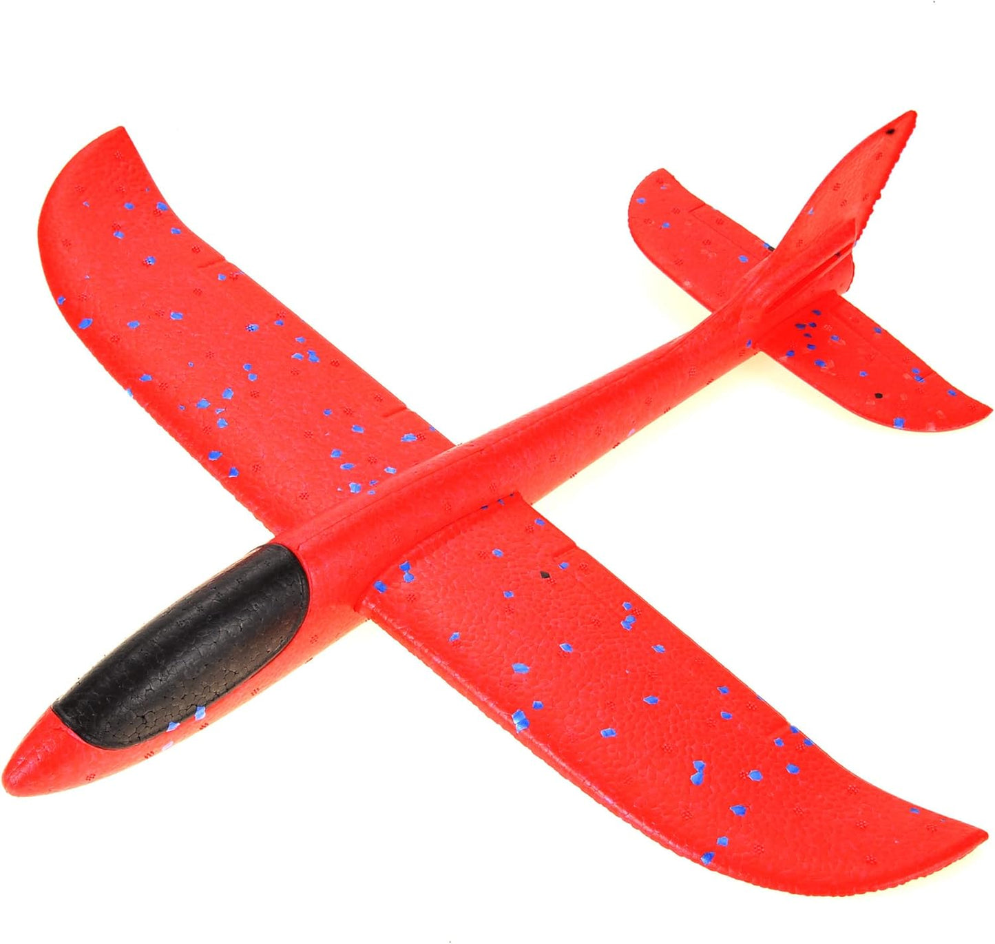 17.5" Toy Throwing Foam Airplane | 2 Pack of Foam Gliding Airplane | Outdoor Sports Toys and Party Favors