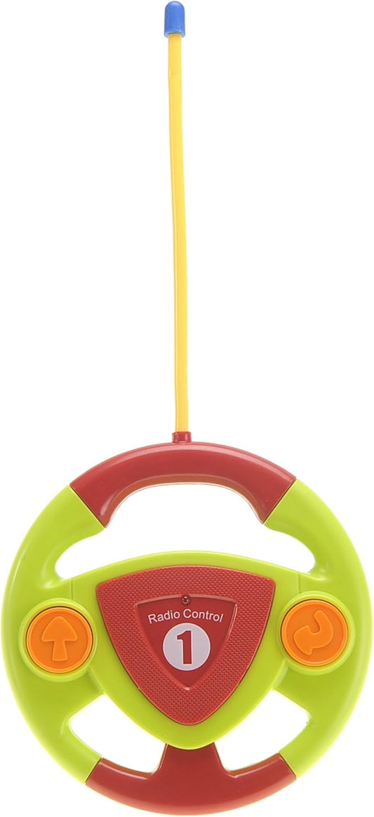 Cartoon R/C Construction Car for Kids Blue