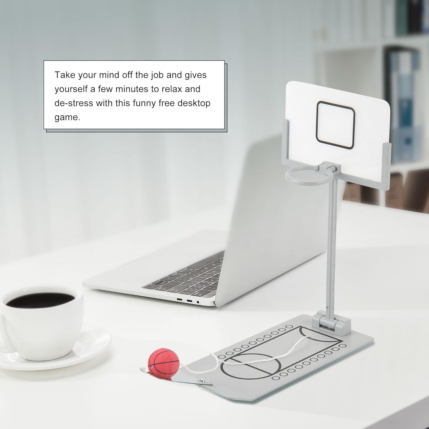 Desktop Basketball Hoop Game, Table Top Basketball Games Mini Desk Toys for Office for Adults Kids Novelty Toy Gift Idea