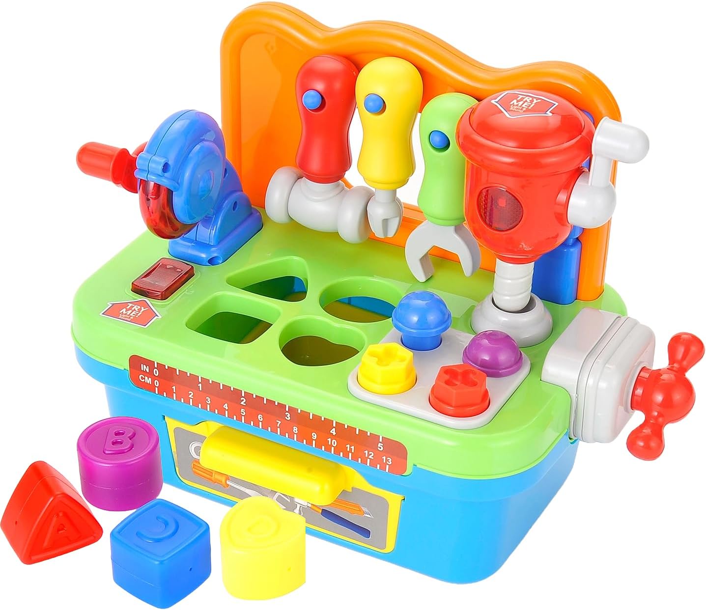 Little Engineer Multifunctional Musical Learning Tool Workbench For Kids