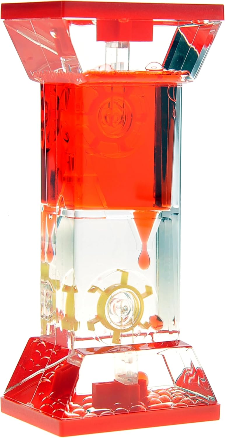 Liquid Motion Bubbler Sensory Fidget Toy for Desk Tops | Calming and Relaxing ADHD, Anxiety, and Autism Toy for Kids and Adults | Handheld Water Game