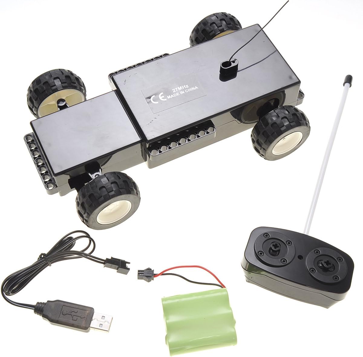 STEM Building Remote Control Car Toys for Kids | 2in1 DIY Building RC Rechargable Battery Car Kit | 326 Pcs Engineering Project Birthday Gift Idea for Boys Girls Ages 6 7 8 9 10 11 12+