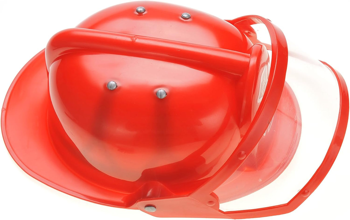 PowerTRC 10 Pcs Kids Firefighter Gear - Fireman Toys for Toddlers 3-5, Including Helmet Accessories