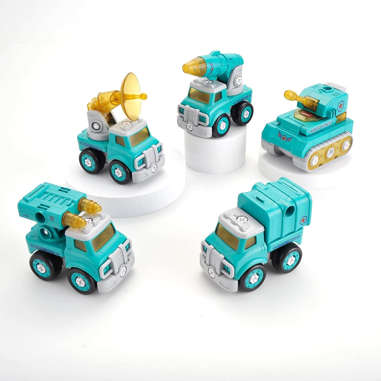 5-in-1 STEM Robot Toy – Take Apart Building Set for 5+ Year Old Boys & Girls | Best Robot Construction Toy with Lights & Sounds | Educational Gifts for Kids Ages 3-8