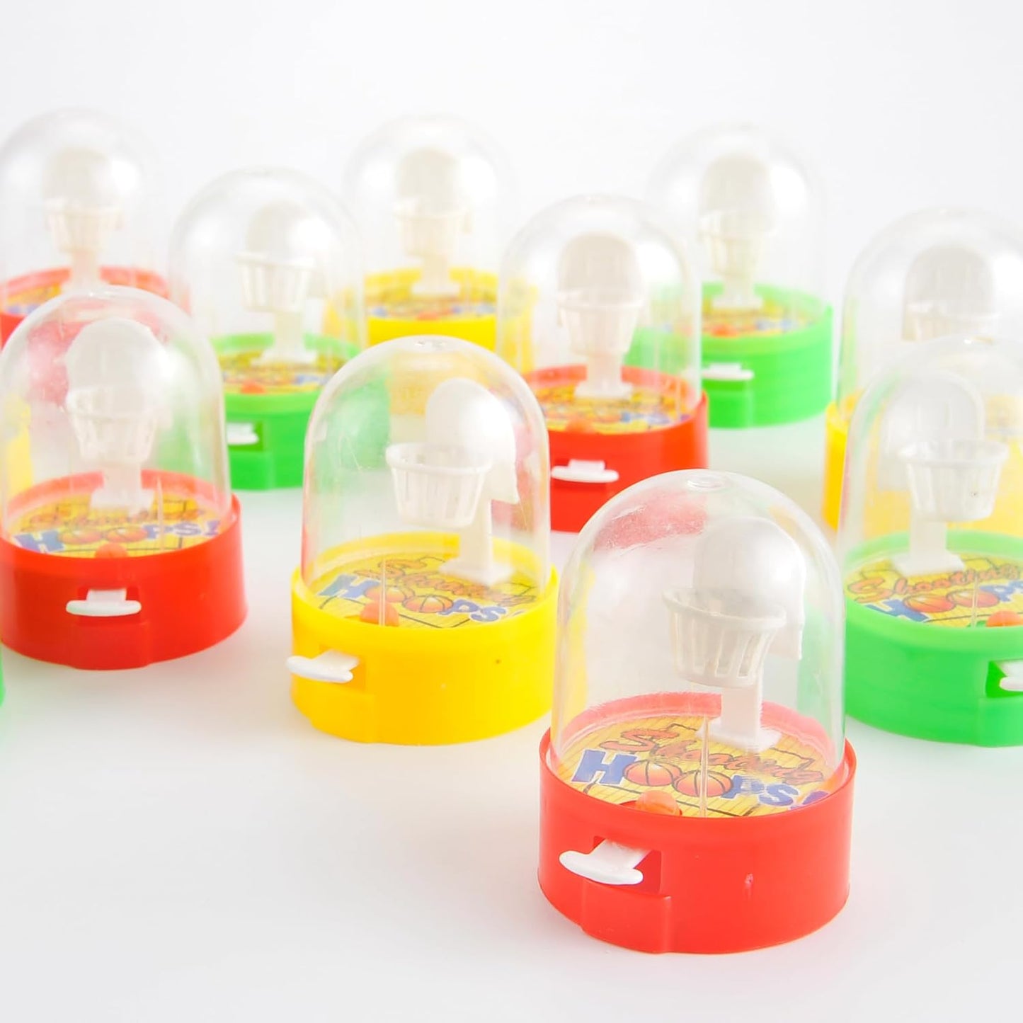 12 Pcs Mini Basketball Shooting Games Toys, Finger Handheld Basketball Desktop Fidget Game, Bag Fillers, Bulk Toys, Party Favors Decorations Birthday Carnival Prizes for Kids, Adults