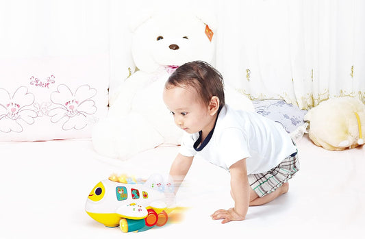 PowerTRC Baby Toy Airplane with Music and Lights | Educational Toy for Kids | Fun and Engaging Toy for Young Kids