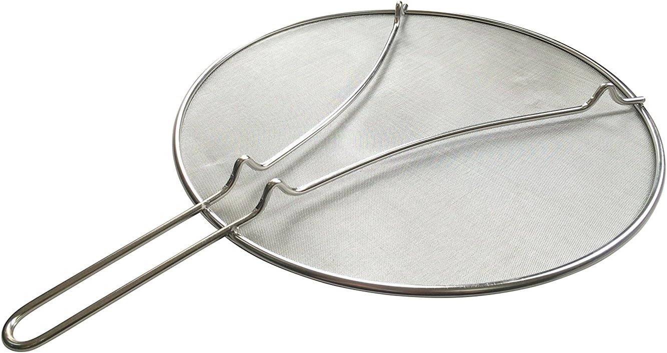 13" Splatter Screen, Heavy Duty Stainless Steel Fine Mesh, Prevent Hot Oil Splash
