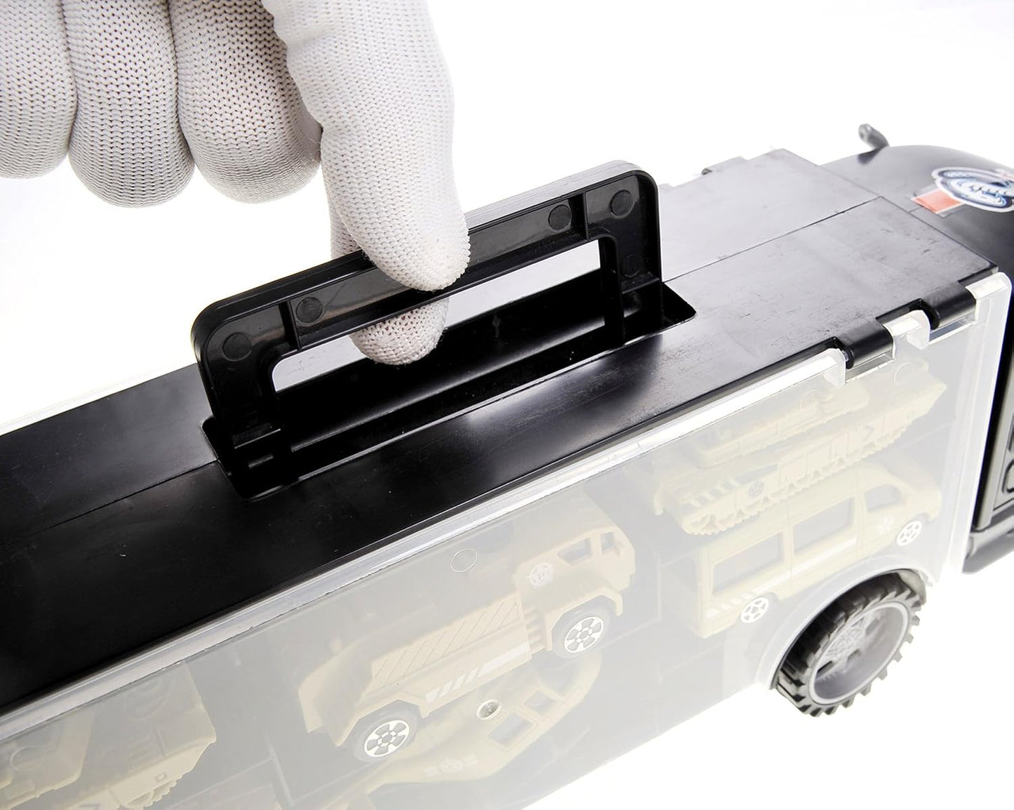 7 in 1 Military Truck Army Vehicle Models Car Toys, Mini Battle Army Toy, Tank, Humvee, Helicopter Playset Gift for Kids Military Toy Carrier for Kids Boys Ages 3 4 5 6 7+