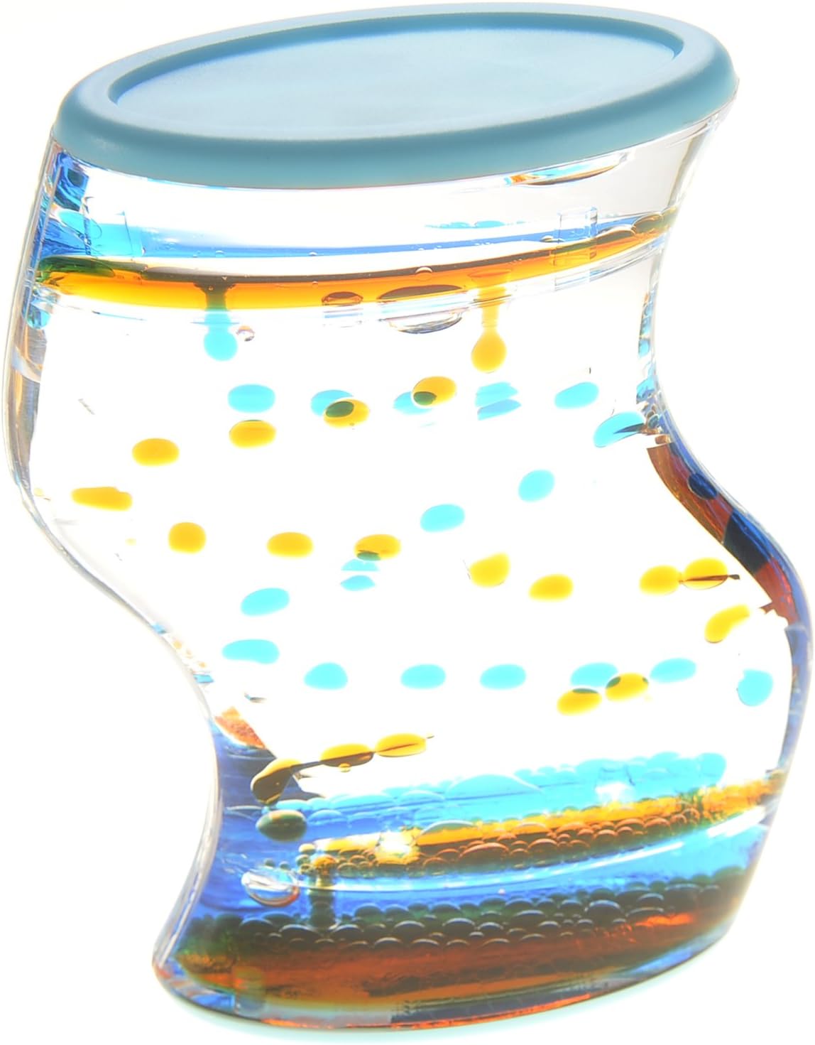 Liquid Motion Bubbler Sensory Toy, Relaxing and Calming for Anxiety, Autism & ADHD Fun Spiral Bubbler Timer Fidget Toy Gift for Kids and Adults Decorate Desktops, Home, Room, Or Classrooms