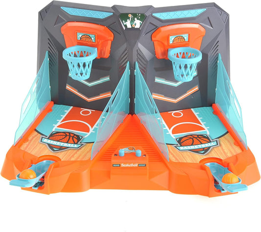 Large Desktop Basketball Arcade Toy Fun for Kids & Adults 2-Player Action, Indoor Shooting Game For Parties, Novelty Toy (19" x 14"), Basketball Game With Scores For Boys And Girls Ages 3 4 5 6 7 8