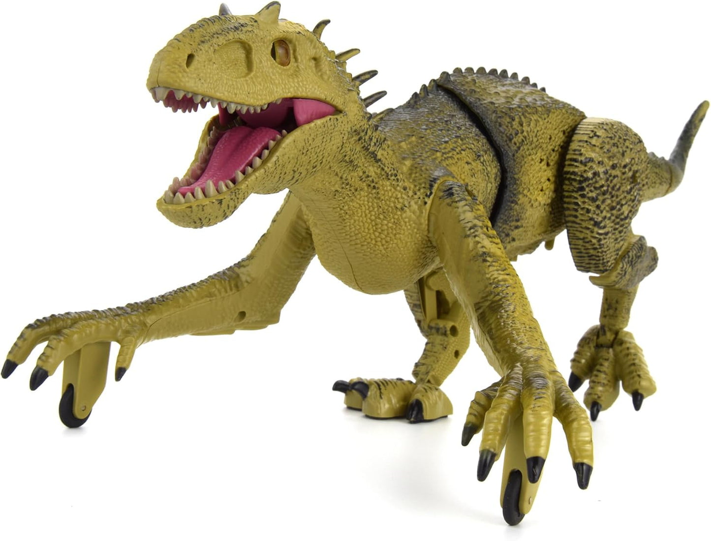 Remote Control Dinosaur for Kids Ages 3 4 5 6 7 8 9 10, Auto Mist Spraying RC LED Sound Rechargeable USB Port Realistic Outdoor 2.4G RC Dinosaur Toys Gifts for Boys Kids 3-10 Years Old Indo Rex Toys