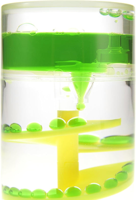 Cylinder Liquid Motion Bubbler, Liquid Sensory Toy Timer, Calm and Relaxing Fidget Desk Toy, Helps with Anxiety, Austism, ADHD. Gifts for Kids and Adults Classroom and Office