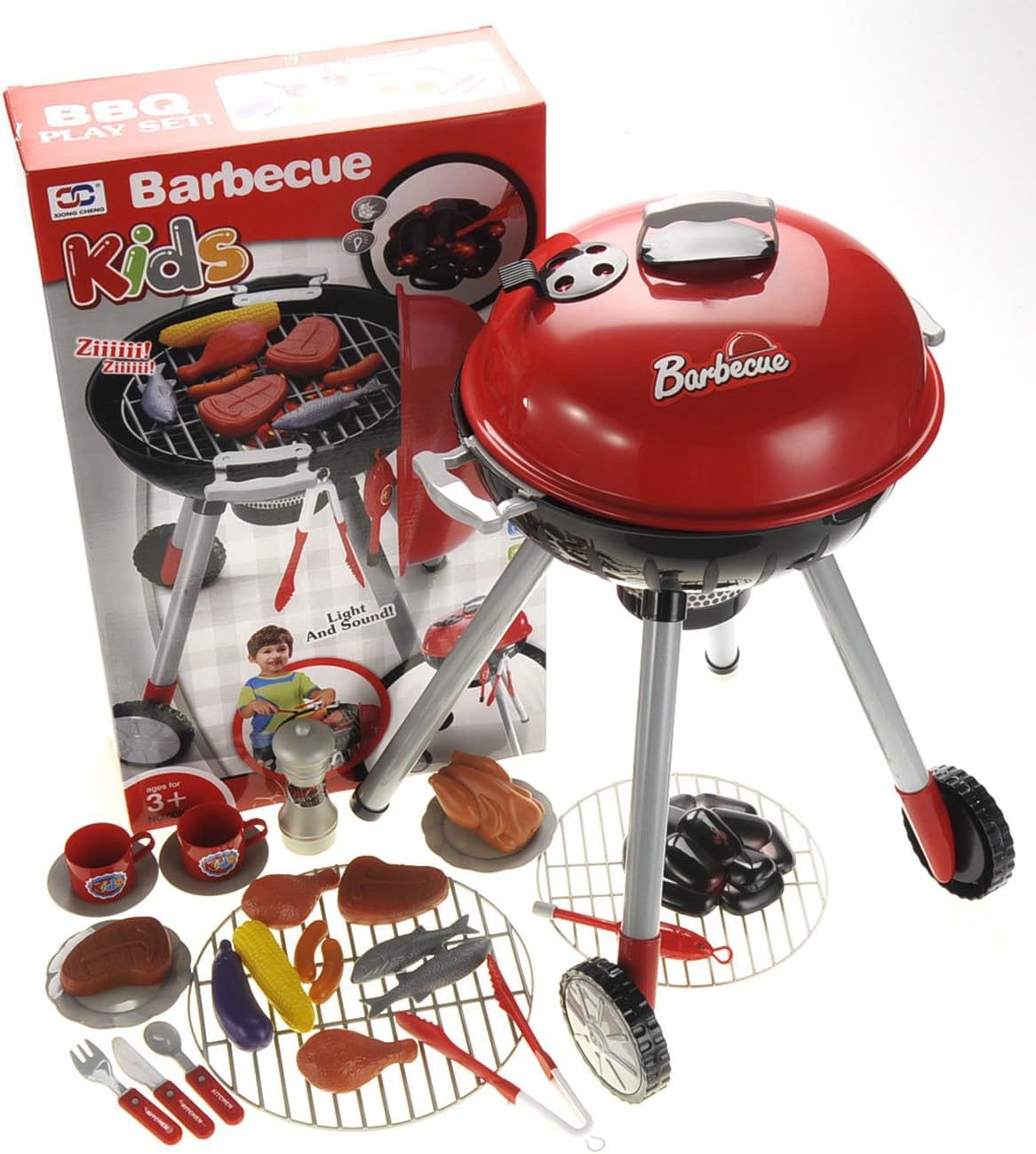 Kids Barbecue Grill Premium Playset Ages 3 Years & Up