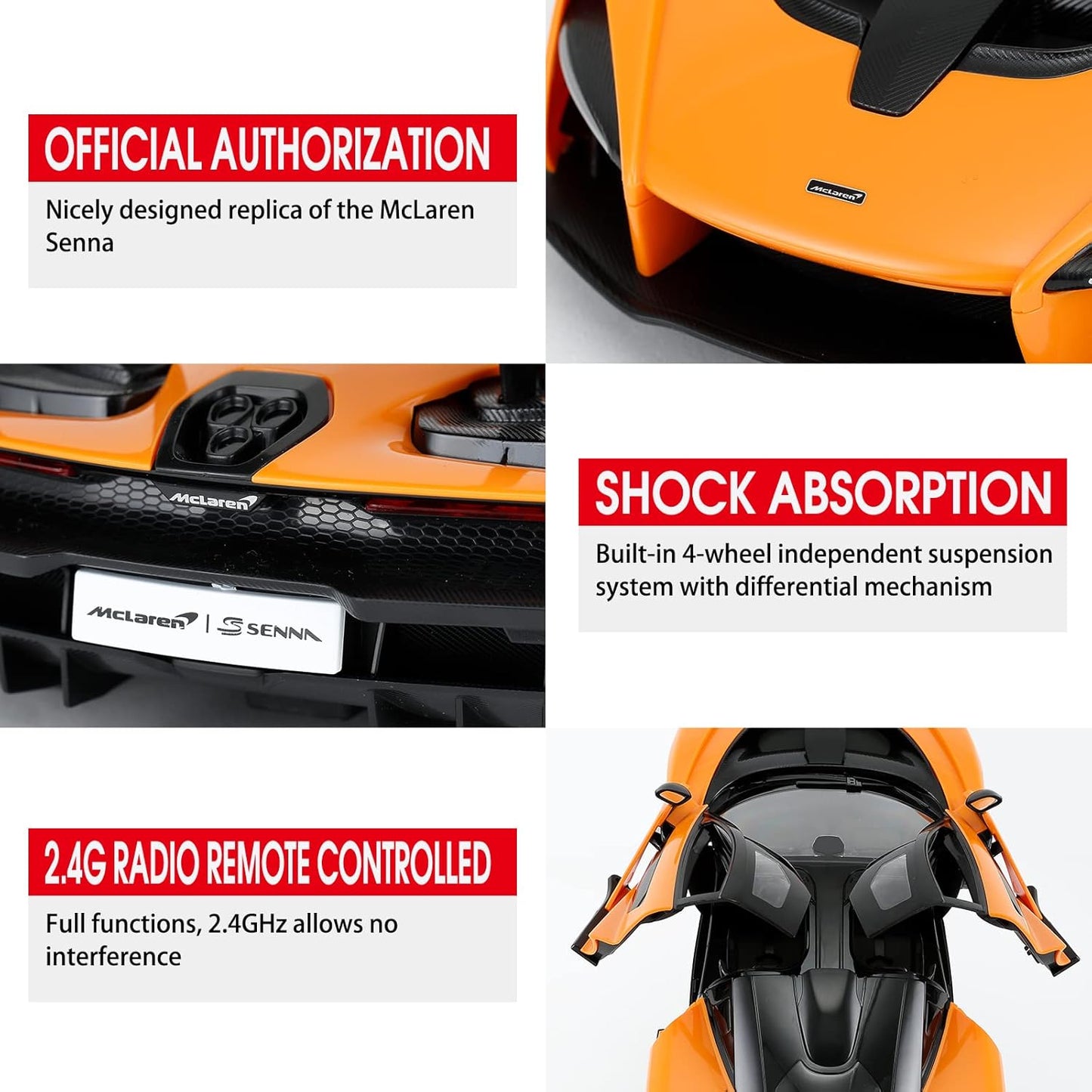 RASTAR 1/14 McLaren Senna Remote Control Car