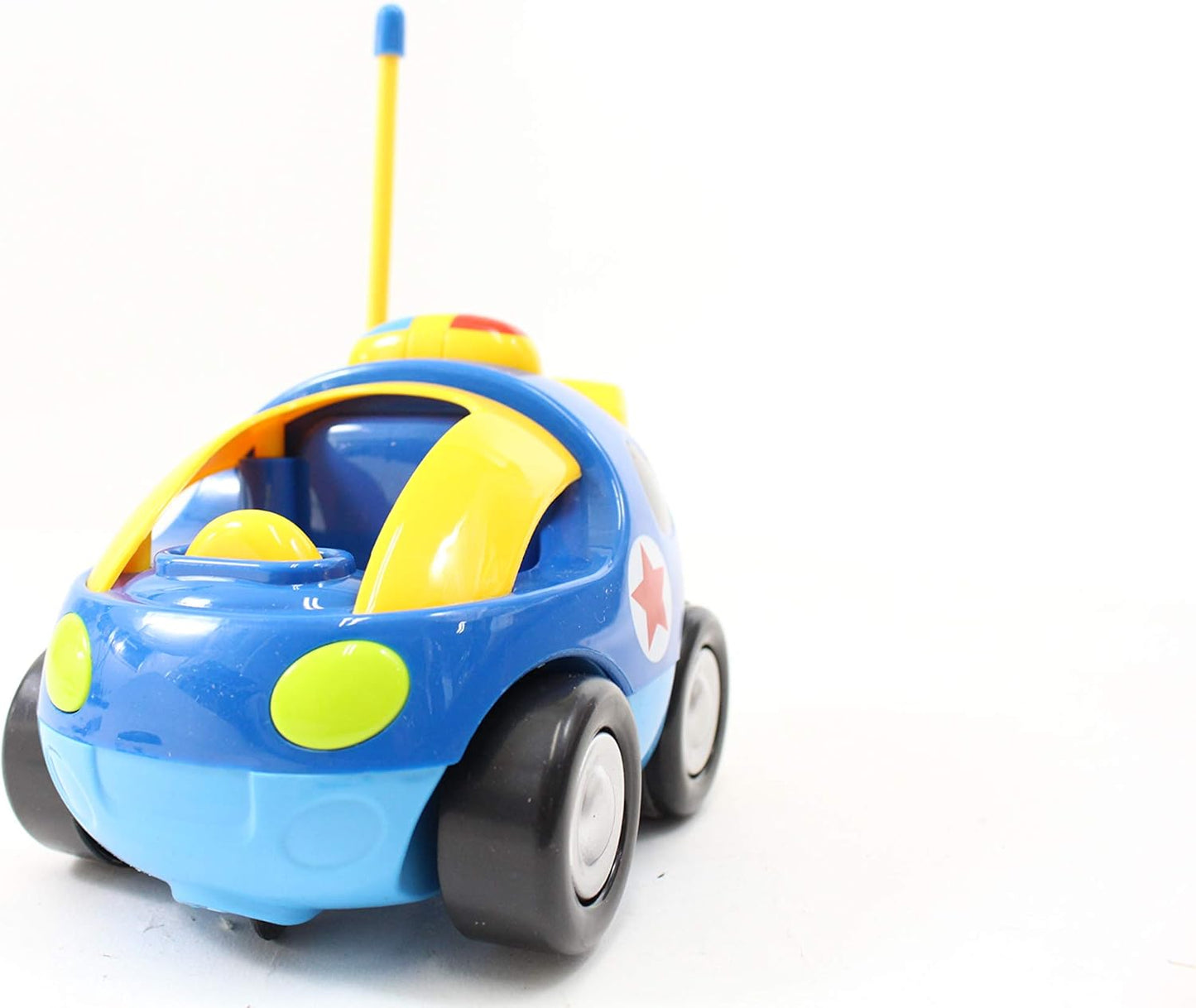 Cartoon Remote Control Cars and Planes Radio Remote Control with Music and Sound | Red, Blue and Yellow Toy for Baby Kids Removable Driver Pilot