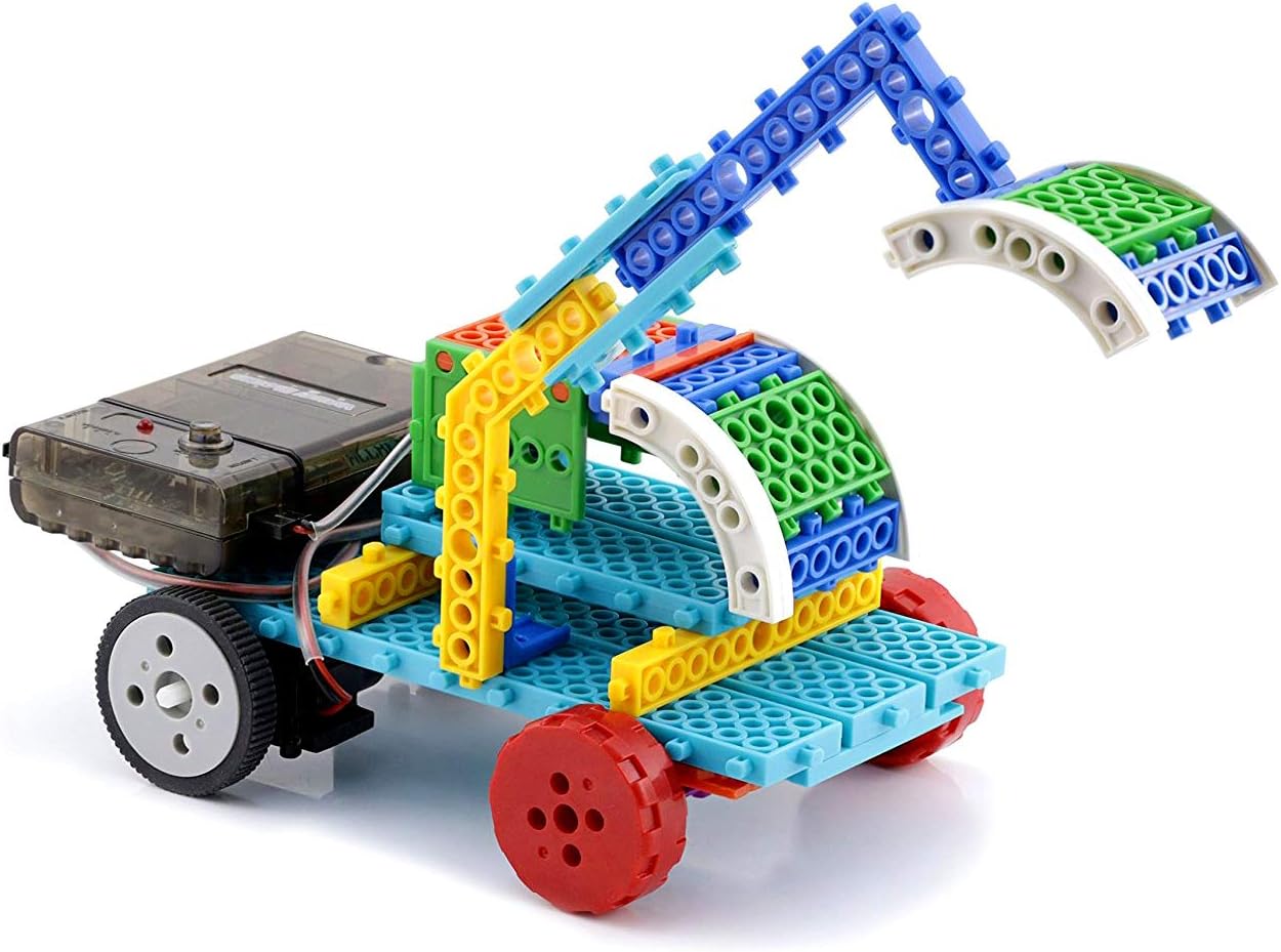 PowerTRC 4 in 1 STEM Robotic Building Kits | Explore & Learn Remote Control Educational Engineering Robots for Kids | DIY Machine Building Experience | Science Robot Kit for Boys & Girls (127 Pieces)