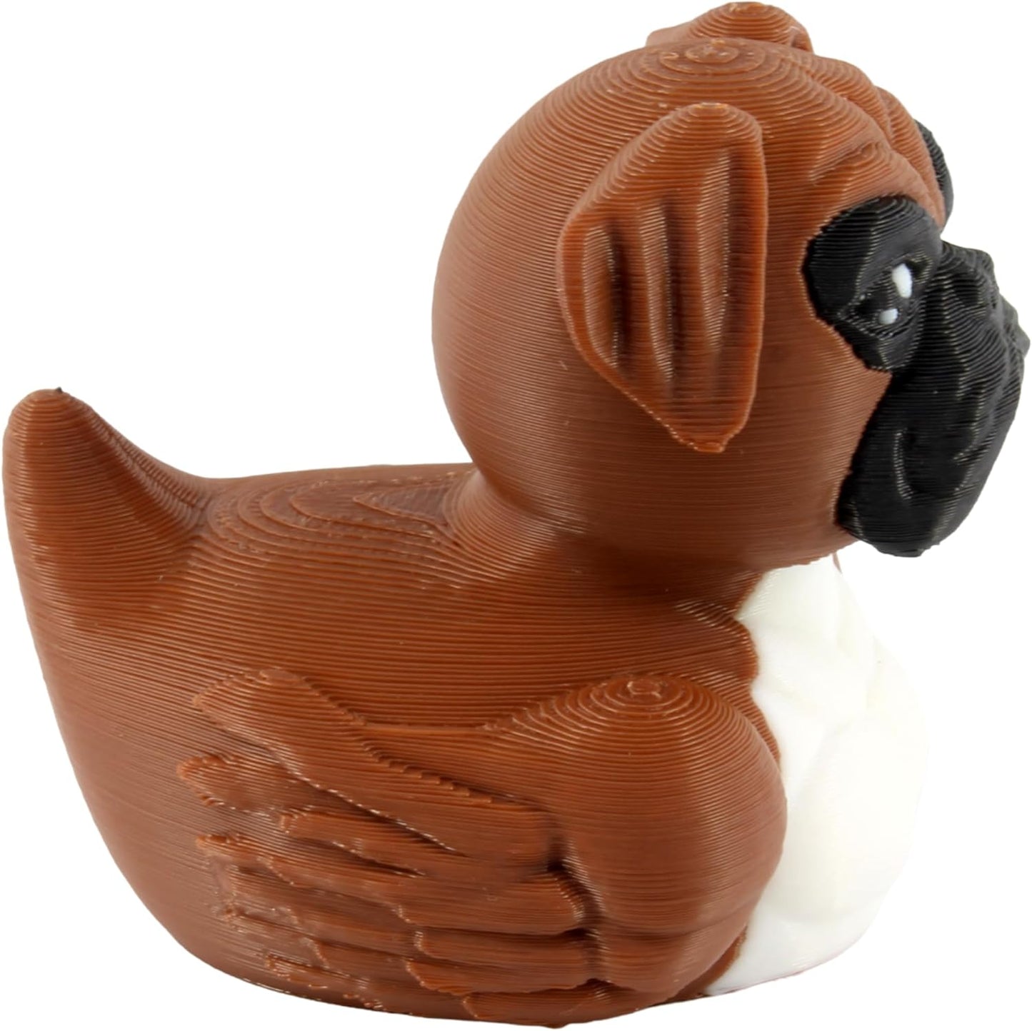 PowerTRC Boxer Duck Figurine – Duck for Jeep Ducking, Fun Car Dashboard Accessory, Unique Dog Figure Gifts, Ducks for Jeeps – 3D Printed in USA