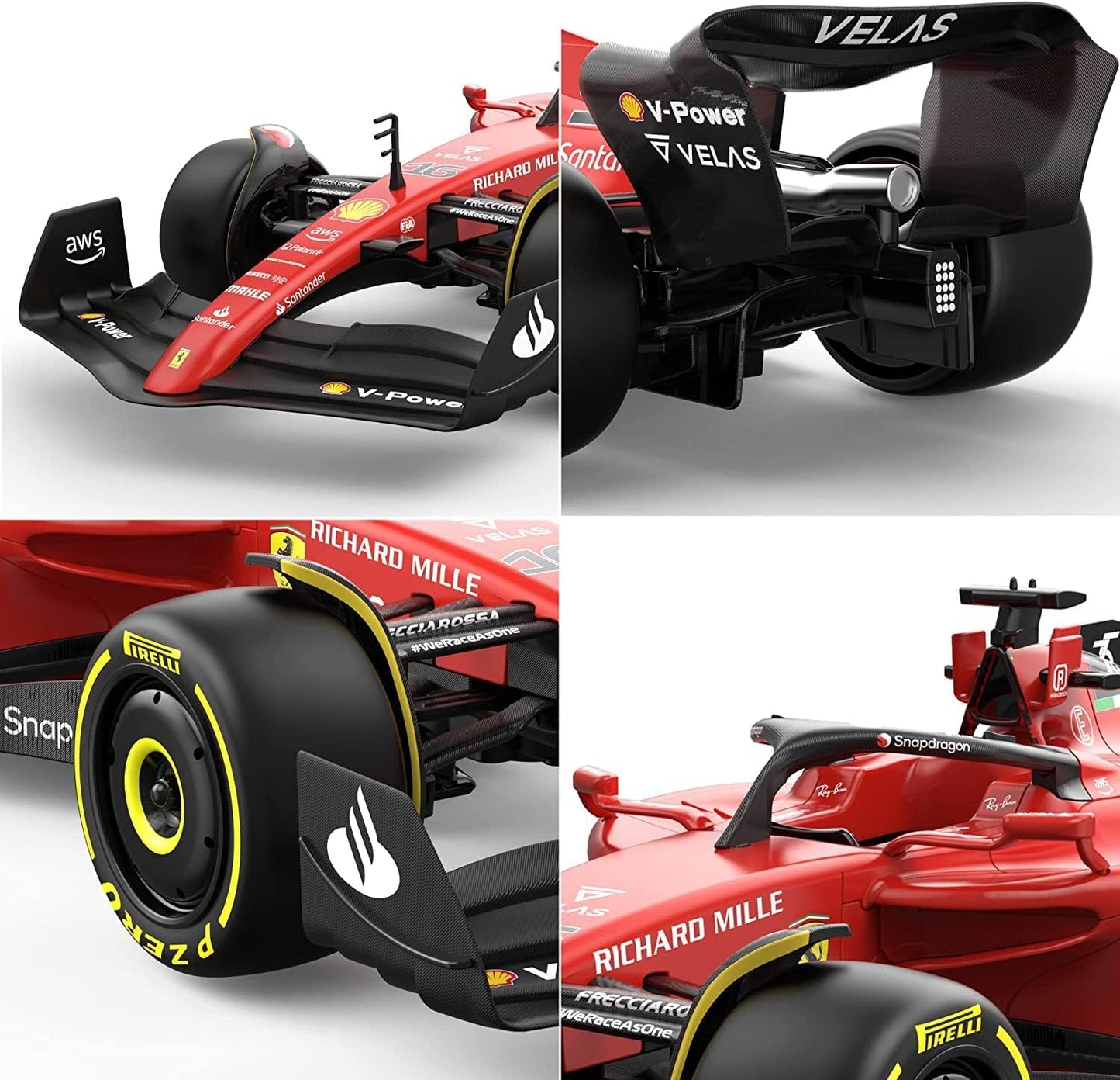 RASTAR F1 Car | 1:12 Ferrari F1-75 Remote Control Toy Car, Ferrari F1 RC Car for Boys Kids Adults, 2022 F1 Challenger, 2.4GHz