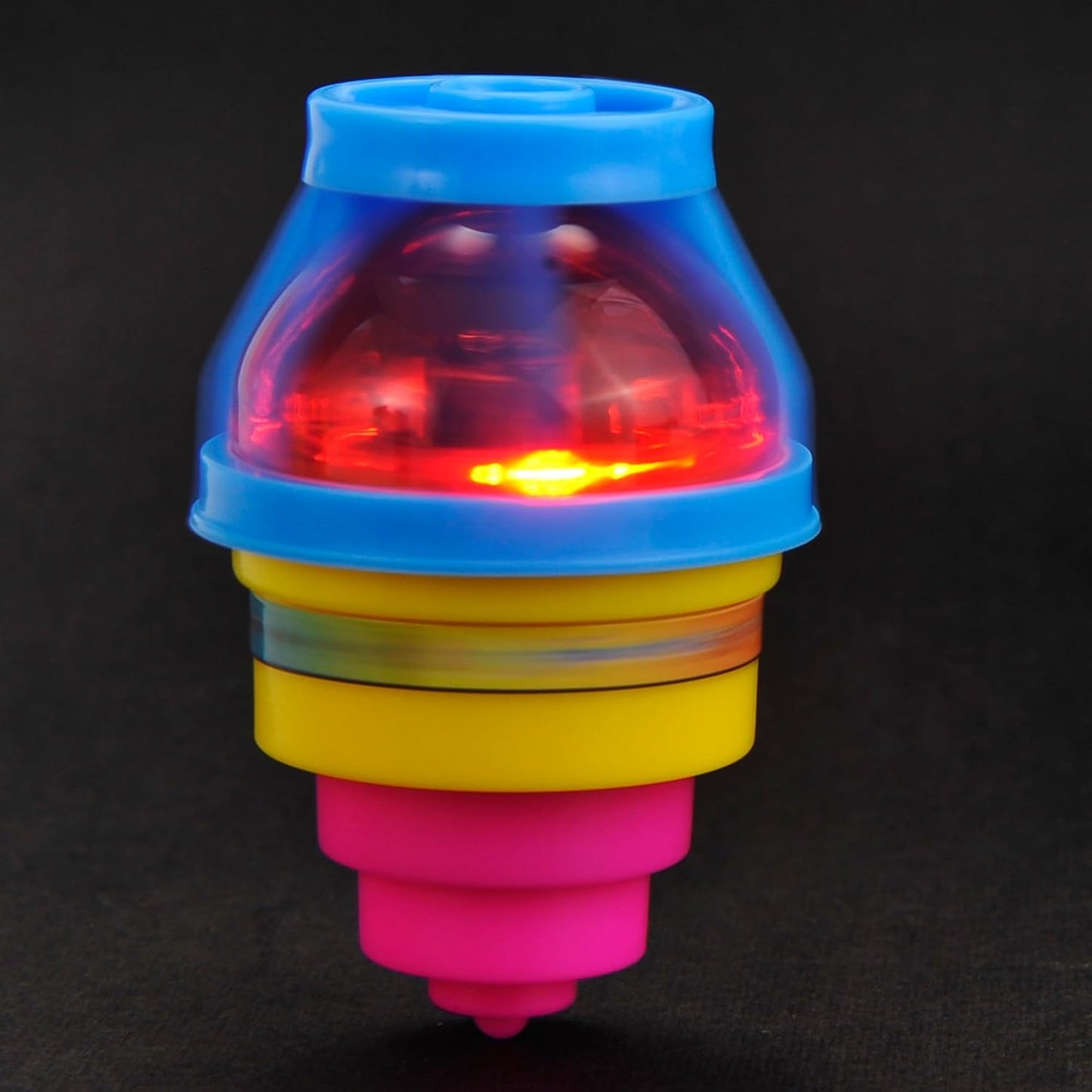 Spinning Tops for Kids, LED Light Up UFO Tops | Bulk Party Favor Toys | 12 Pack Tops with Gyroscope for Parties, Birthdays, Or School Rewards