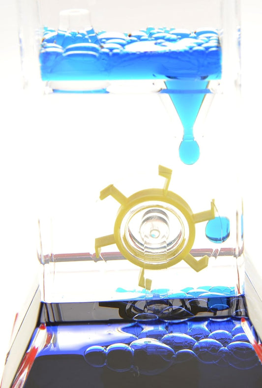 Liquid Motion Bubbler Sensory Fidget Toy for Desk Tops | Calming and Relaxing ADHD, Anxiety, and Autism Toy for Kids and Adults | Handheld Water Game