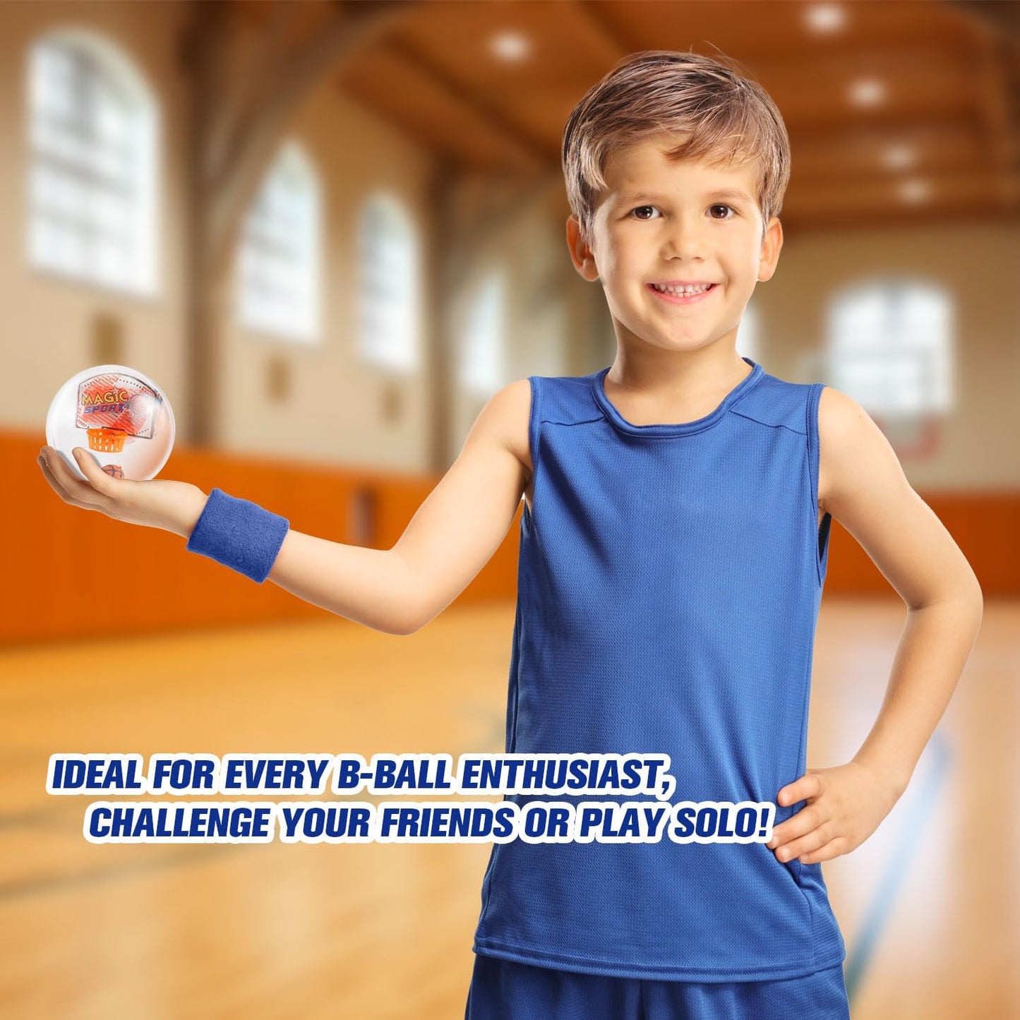 12 Pcs Mini Basketball Handheld Shooting Ball Hoop Fidget Game with Light & Sound, Bag Fillers, Bulk Toys, Party Favors Birthday Carnival Prizes for Kids, Adults
