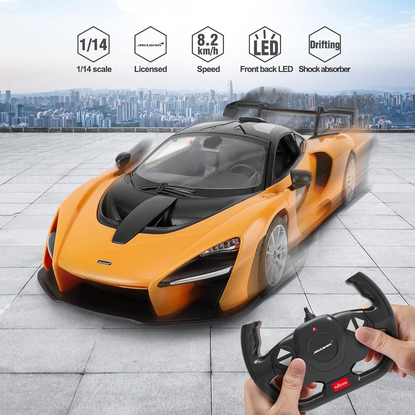 RASTAR 1/14 McLaren Senna Remote Control Car