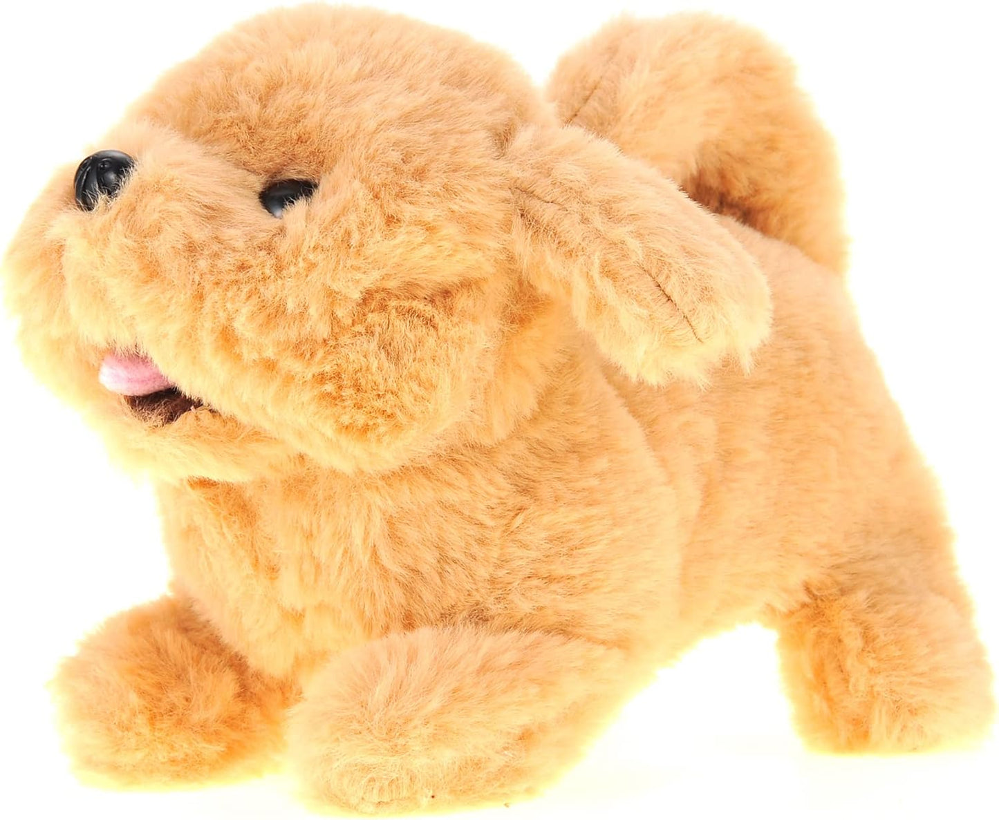 PowerTRC Interactive Golden Retriever Toy Puppy | Walking and Barking Pet for Kids | Realistic Design with Soft Fur | Fun Gift for Boys and Girls