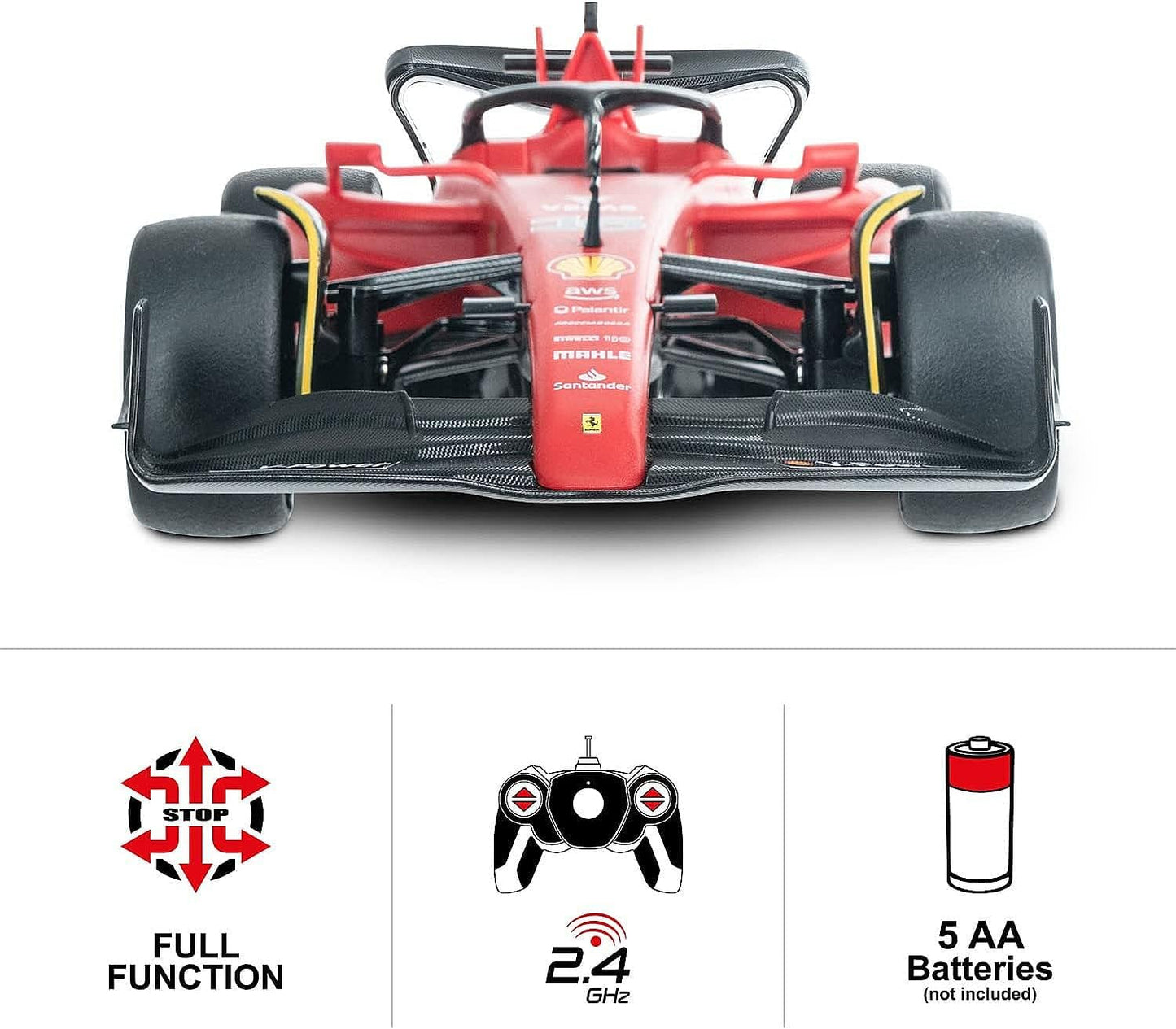 RASTAR F1 Car | 1:12 Ferrari F1-75 Remote Control Toy Car, Ferrari F1 RC Car for Boys Kids Adults, 2022 F1 Challenger, 2.4GHz