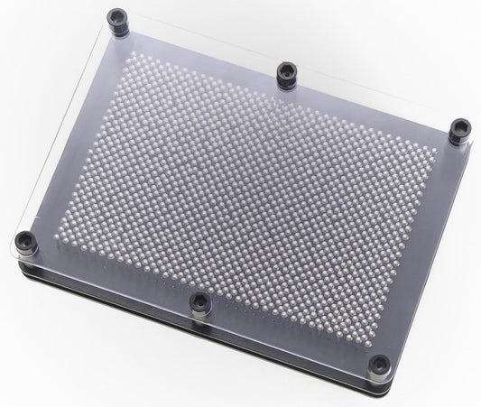 Classic 3D Pin Art Toy, Hand Art Sensory Toy Metal Hand Pins Impression Toy, Fun Fidget Pin Art Board Toy for Birthday Gifts