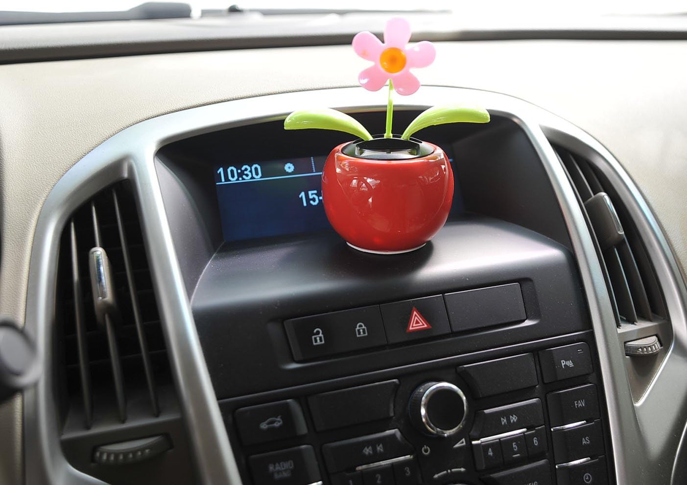 Solar Powered Dancing Flower | Desk, Window, Or Car Decoration Gift Toy | No Batteries Required | Fun Swinging Solar Flower
