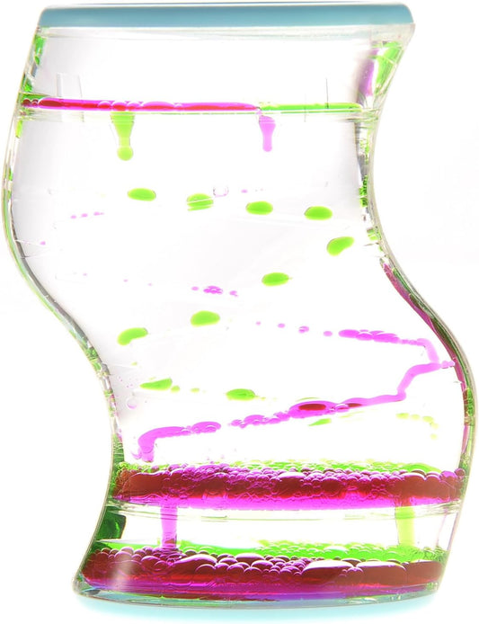 Liquid Motion Bubbler Sensory Toy, Stress Reliever Toys for Autism & ADHD, Calming and Relaxing Fidget Toy Gift for Kids and Adults Decorate Desktops, Home, Room, Or Classrooms