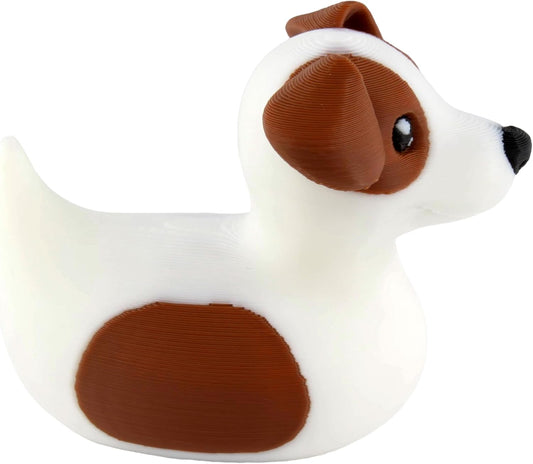 PowerTRC Jack Russell Terrier Duck Figurine – Duck for 4x4 Ducking, Fun Car Dashboard Accessory, Unique Dog Gifts, Ducks for Cars – 3D Printed in USA