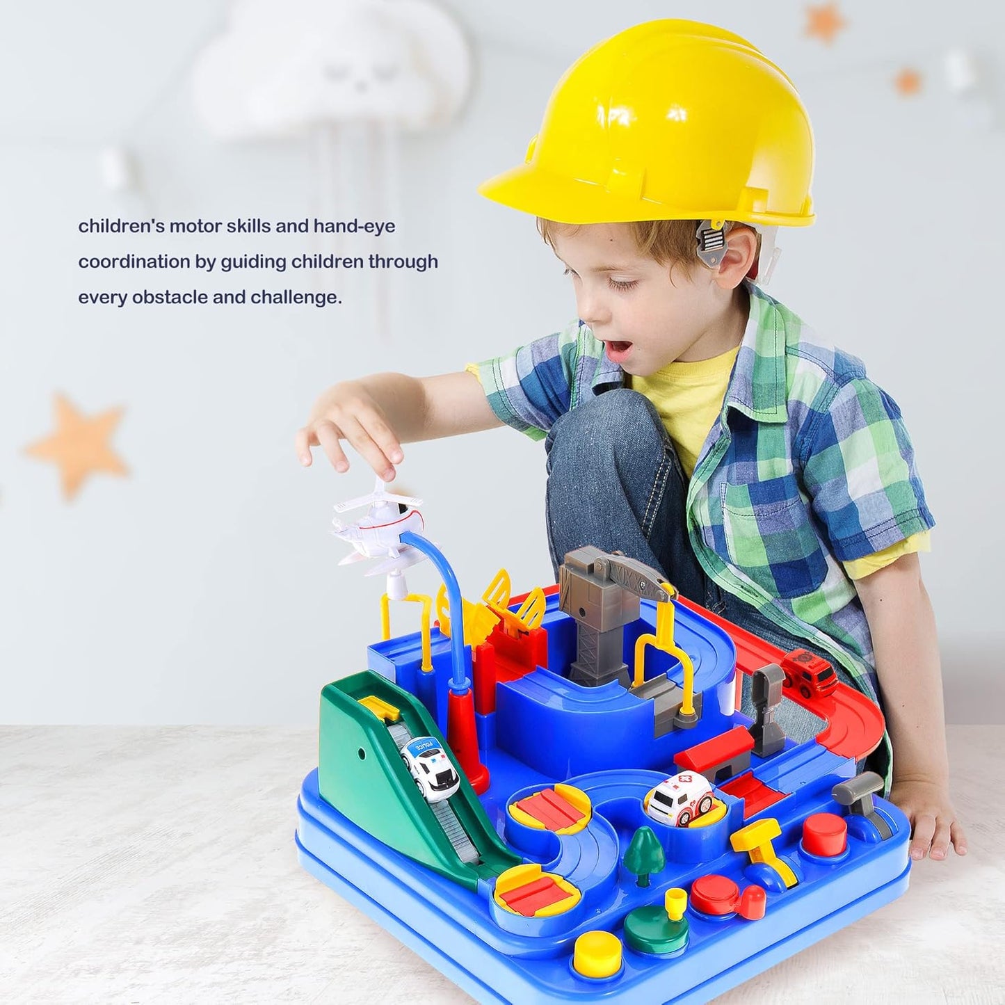 Toys Race Track, Car Tracks for Toddlers 2-4 Years, Race Tracks for Kids Ages 4-8, Race Car Track Car Toys for 5 Years Old Boys, Birthday Gifts Toys for Boys 3-5 Years Old