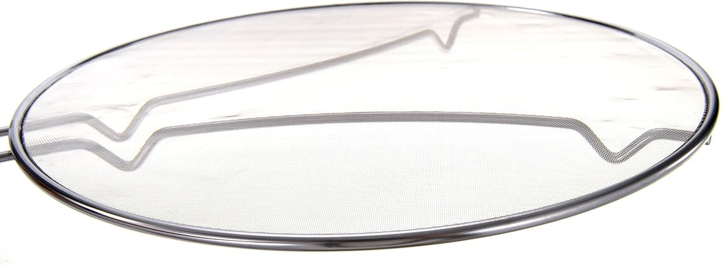 13" Splatter Screen, Heavy Duty Stainless Steel Fine Mesh, Prevent Hot Oil Splash