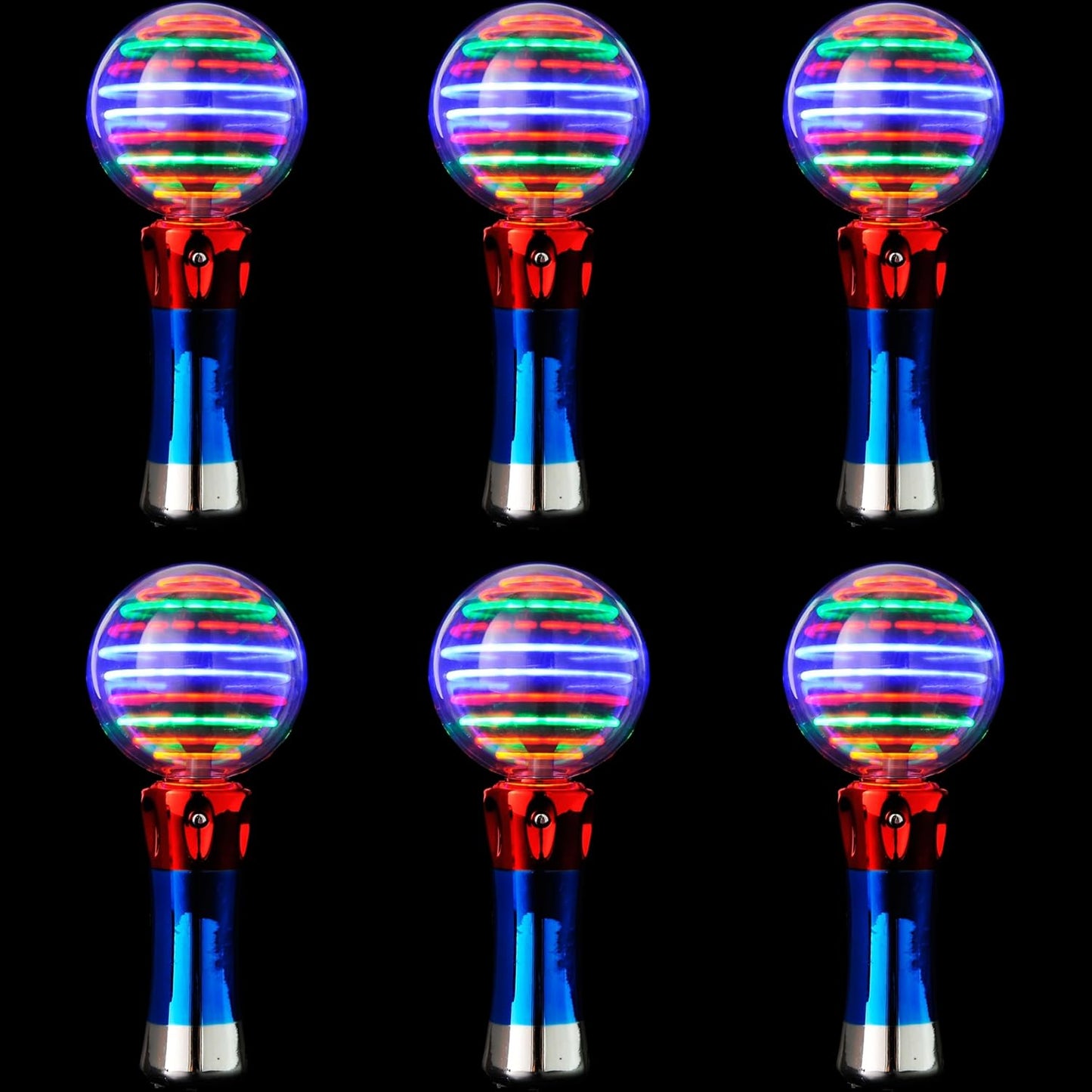 Light Up Magic Wand Toy for Kids, Spinning and Flashing LED Wand Light Show, Fun Gift, Party Favors, Classroom Rewards Or Birthday Parties, Autism Sensory Toys
