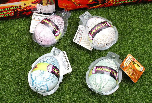 Magic Hatching Growing Dinosaur Egg 12pcs is available for purchase in increments of 1