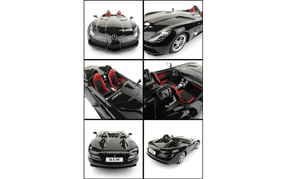 PowerTRC 1:12 Remote Control Mercedes-Benz SLR RC Electric Sport Hobby Racing Car Model for Boys,Girls & Adults