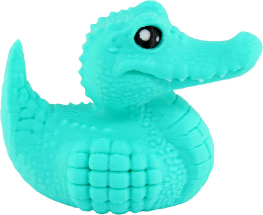 PowerTRC Crocodile Duck Figurine – Duck for 4x4 Ducking, Fun Car Dashboard Accessory, Unique Reptile Figure Gifts, Ducks for Cars – 3D Printed in USA