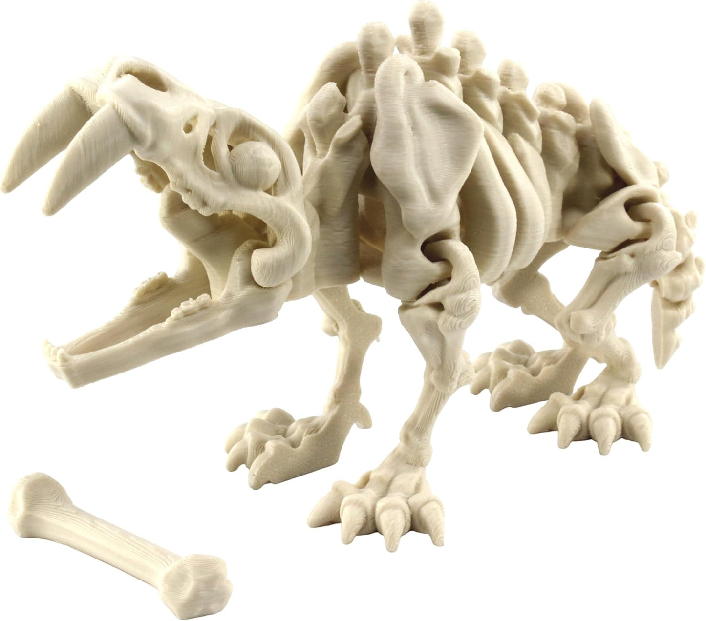 PowerTRC 3D Printed - Prehistoric Collectible Dinosaur 3D Figurine Desk Decoration for Teens and Adults, Made in USA