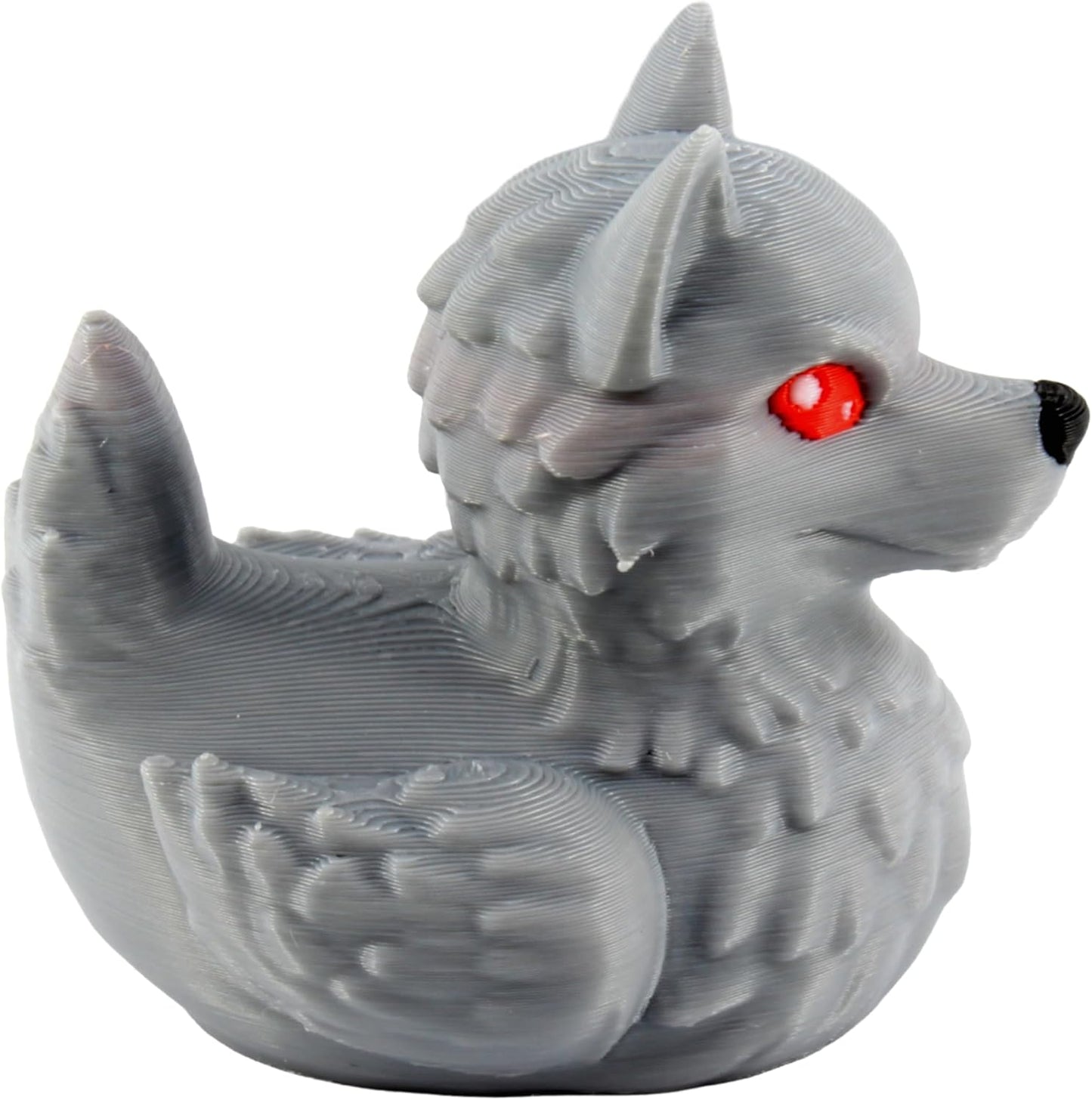 PowerTRC Wolf Duck Figurine – Duck for Jeep Ducking, Fun Car Dashboard Accessory, Unique Duck Figure Gifts, Ducks for Jeeps – 3D Printed in USA