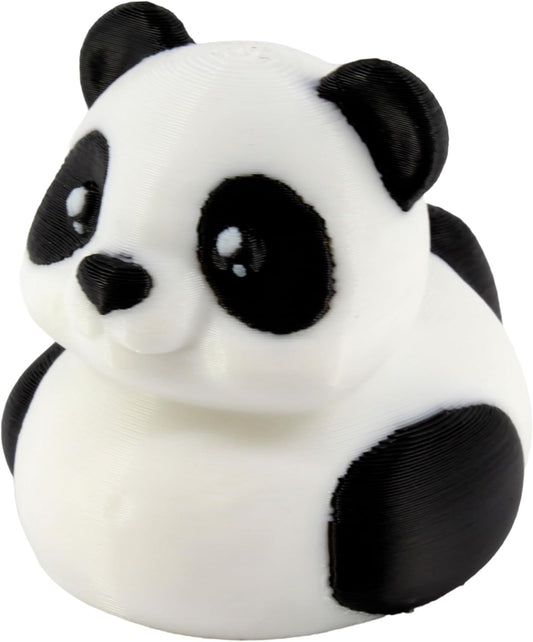 PowerTRC Panda Duck Figurine – Duck for Ducking, Fun Car Dashboard Accessory, Unique Duck Figure Gifts – 3D Printed in USA