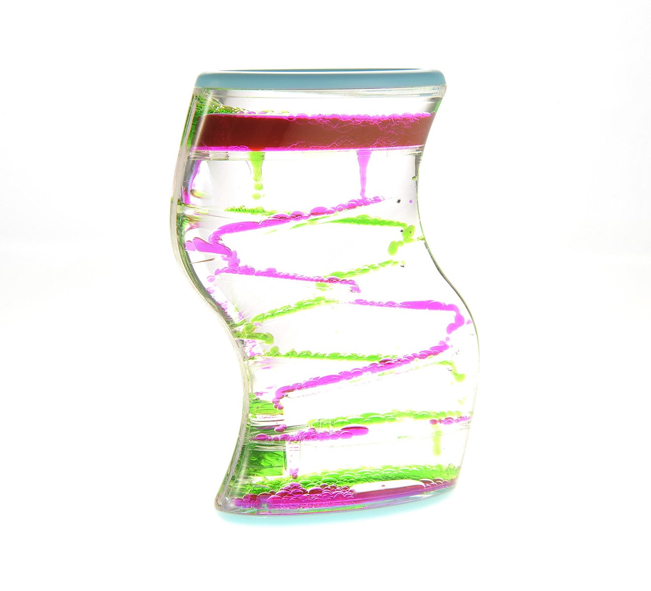 Liquid Motion Bubbler (Green Pink)