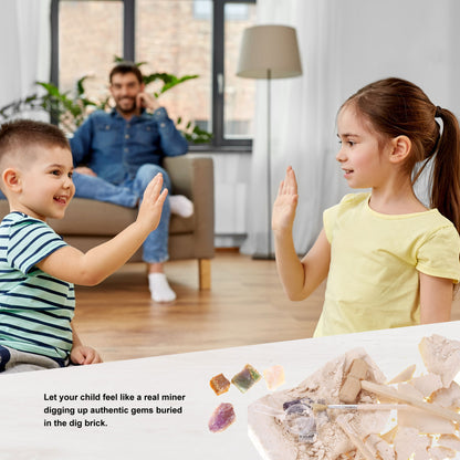 Gem Digging Kit, Rocks, Minerals Escavation Toys